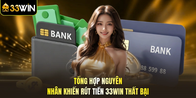 Tổng hợp nguyên nhân khiến rút tiền 33WIN thất bại